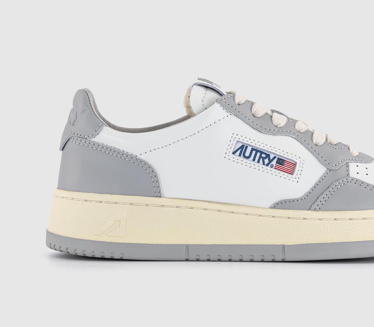 AUTRYMedalist Low TrainersLeather White Vapour Vapour