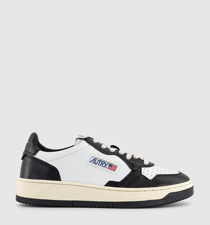 AUTRY Medalist Low Trainers Leather White Black Black
