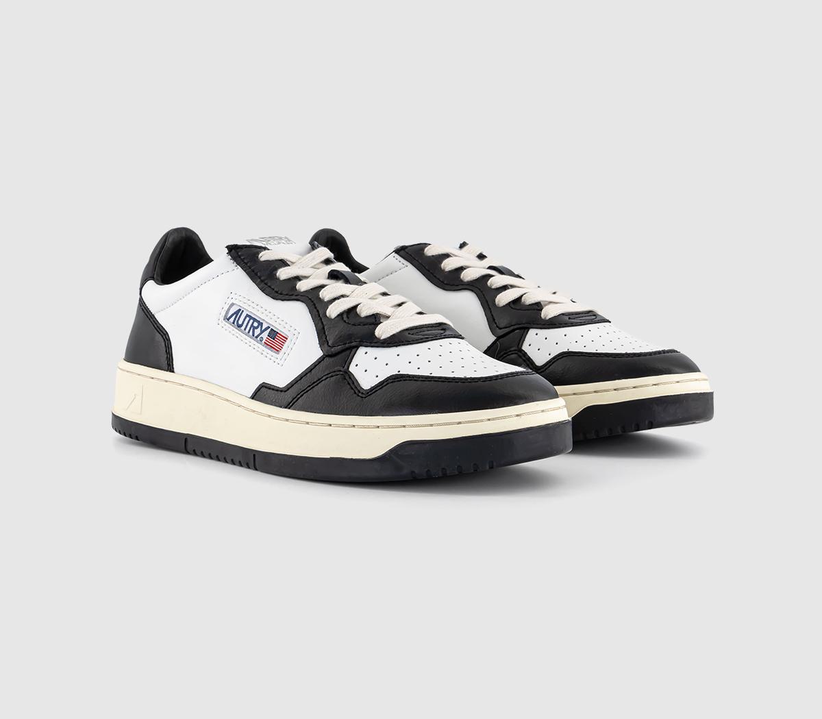 AUTRY Medalist Low Trainers Leather White Black Black