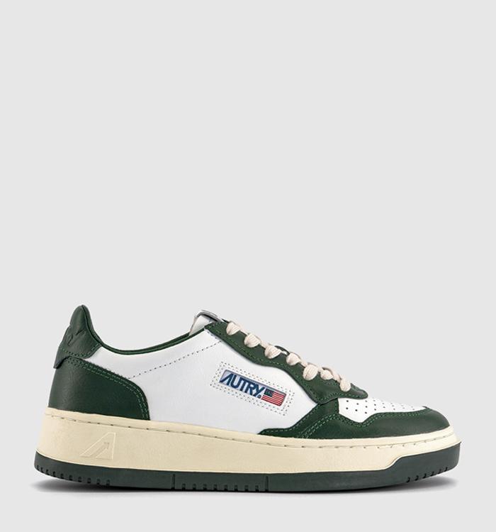 AUTRY Medalist Low Trainers Leather White Black Black