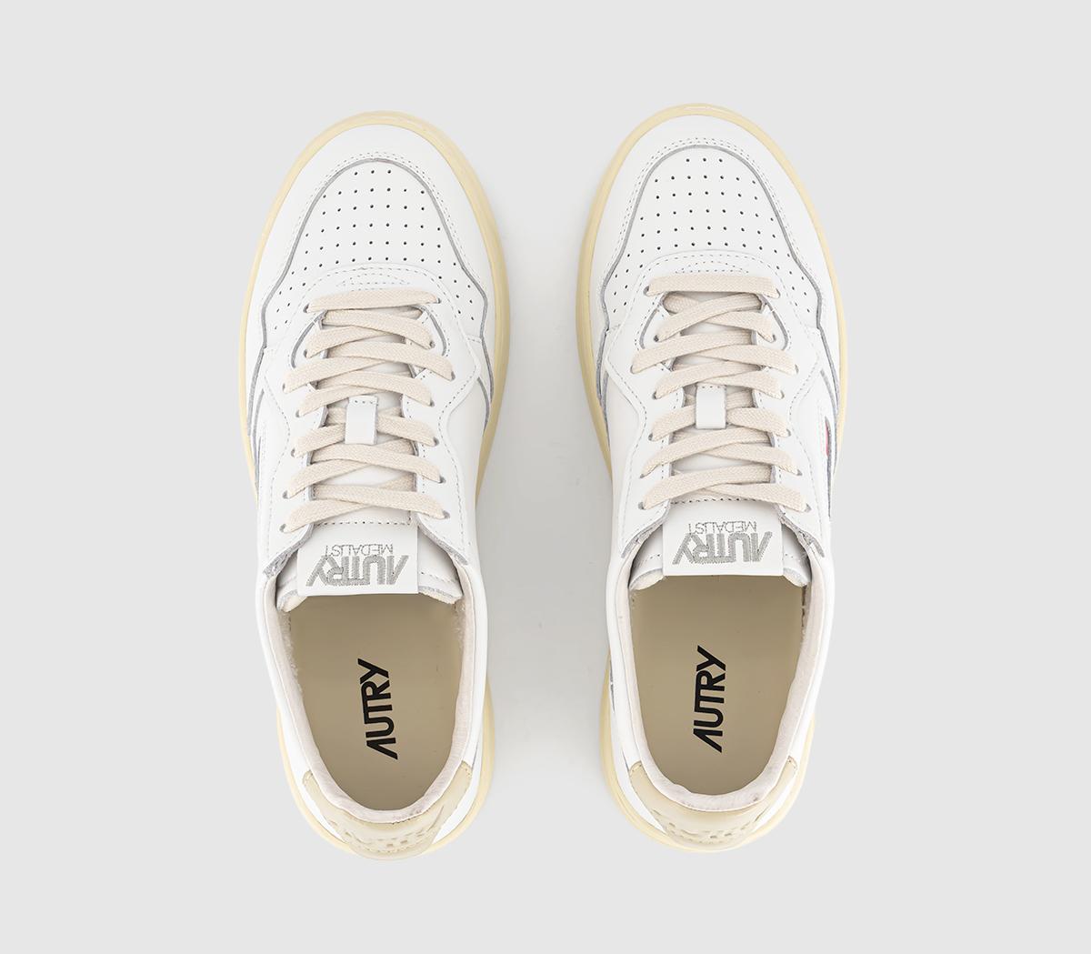 AUTRYMedalist Low TrainersWhite Tide Foam