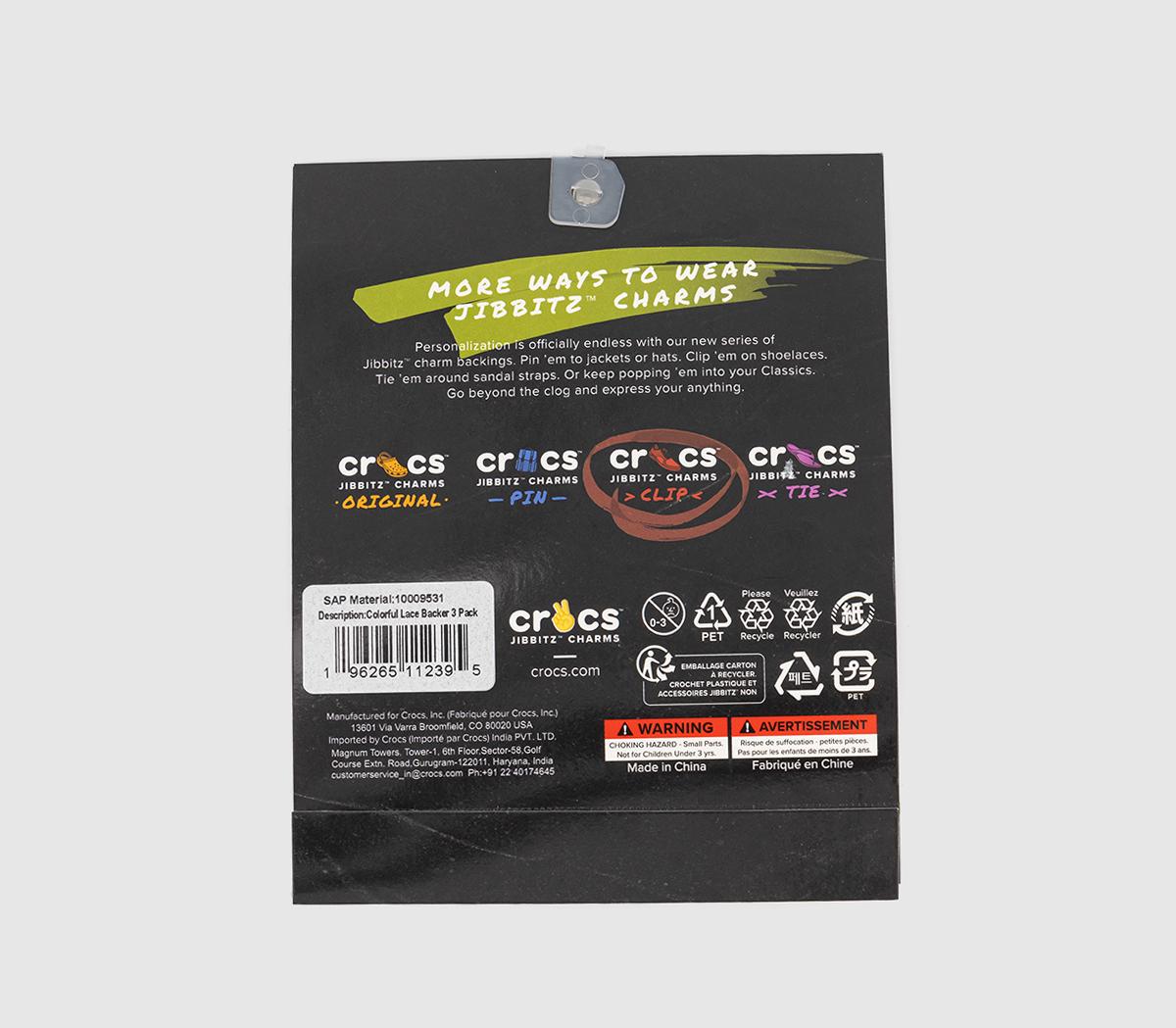 CrocsCrocs Jibitz Charms 3 Pack CrocsCrocs Jibitz Charms 3 PackColourful
