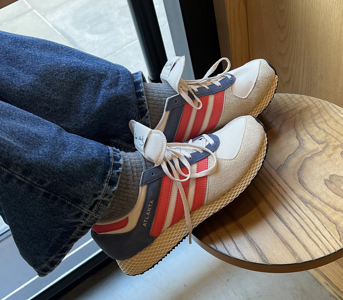 adidasAtlanta TrainersWonder White Preloved Scarlet Preloved Ink