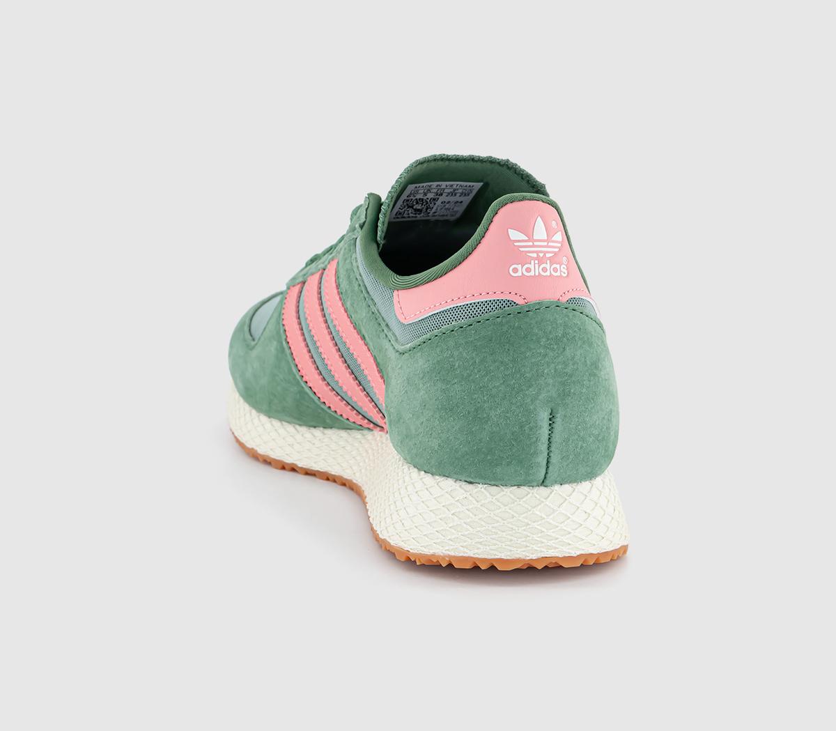 adidasAtlanta Trainers adidasAtlanta TrainersPreloved Green Hazy Green Semi Pink Spark