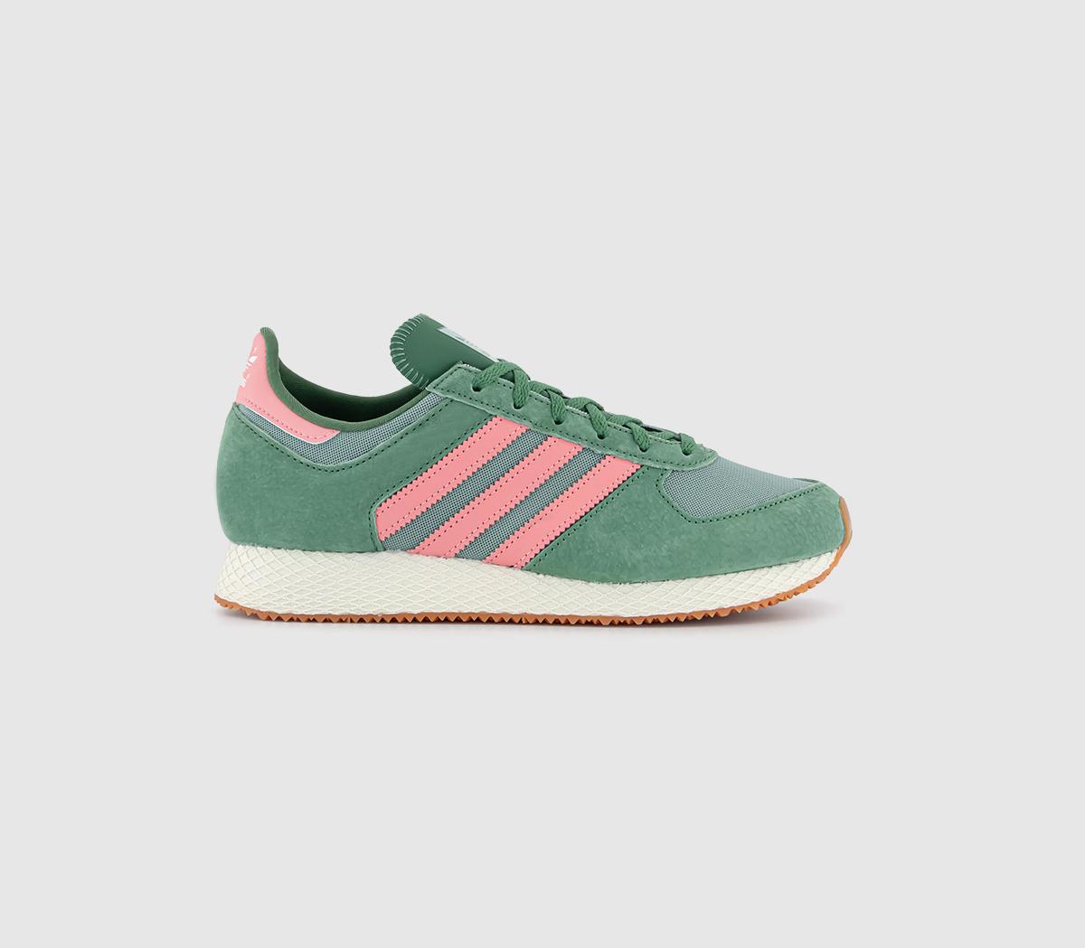 adidas Atlanta Trainers Preloved Green Hazy Green Semi Pink Spark Women s Trainers