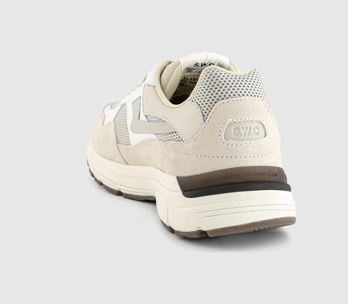 Stepney Workers ClubAmiel S-Strike Trainers White Ecru