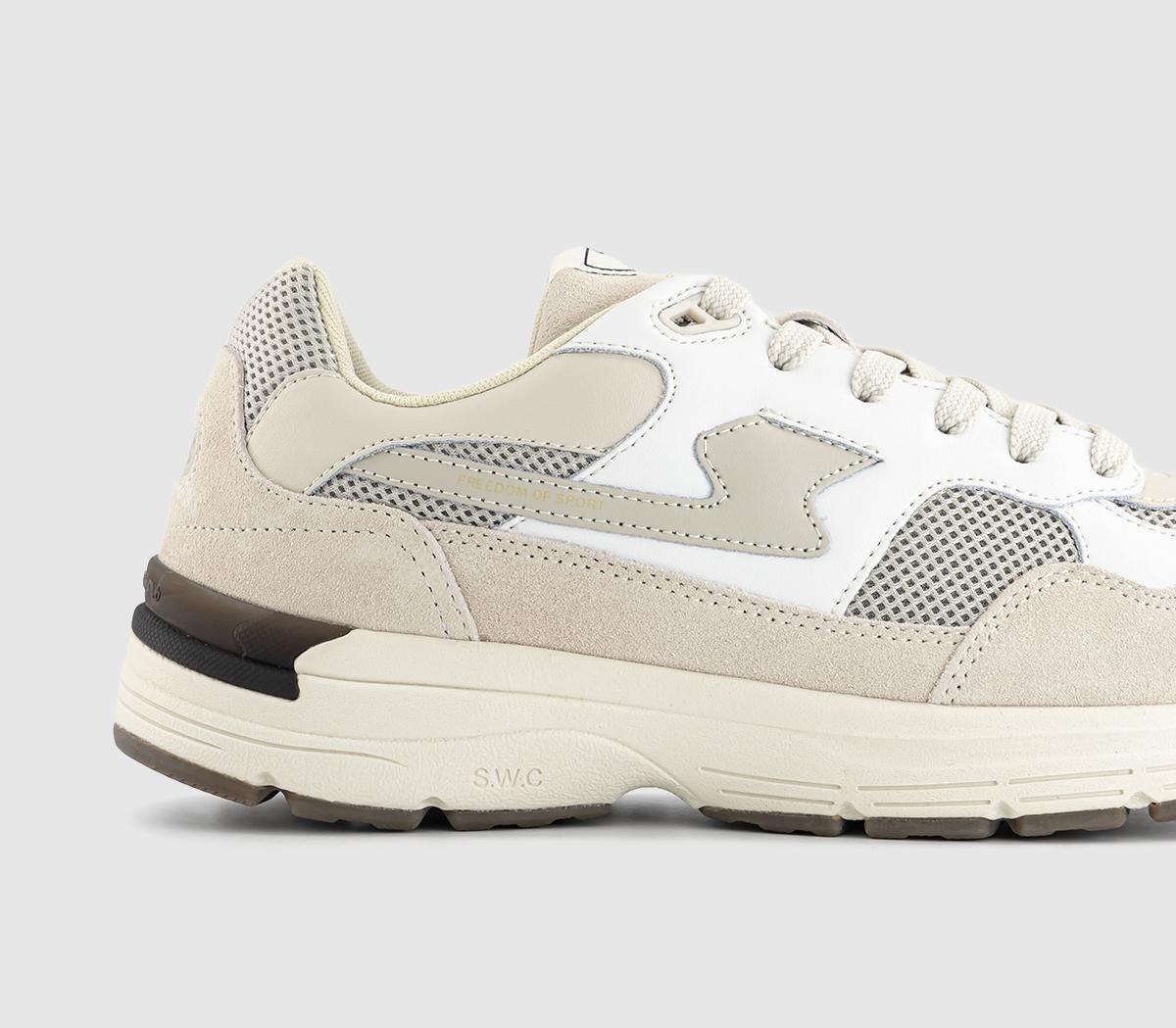 Stepney Workers ClubAmiel S-Strike Trainers White Ecru