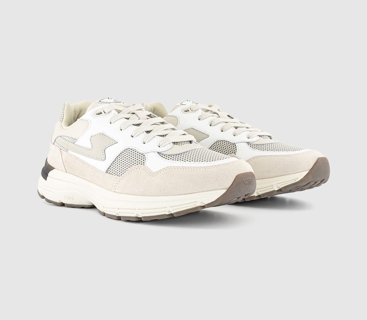 Stepney Workers ClubAmiel S-Strike Trainers White Ecru