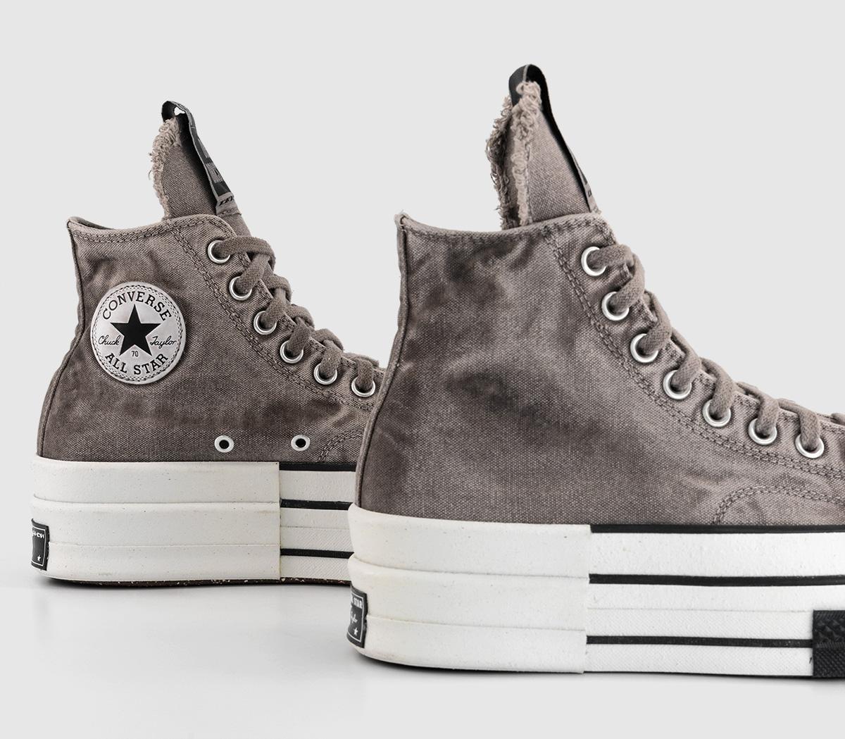 Rick OwensConverse X DRKSHDW DBL DRKSTAR Hi TrainersConcrete