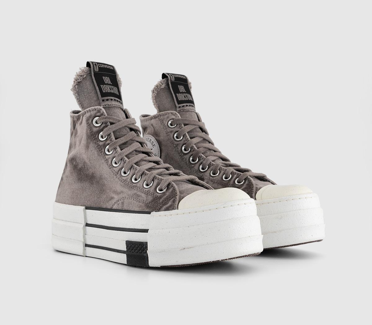 Rick OwensConverse X DRKSHDW DBL DRKSTAR Hi TrainersConcrete