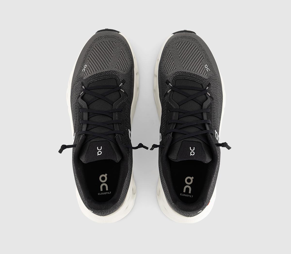 On Cloudtilt Trainers Black Asphalt - Men's Trainers