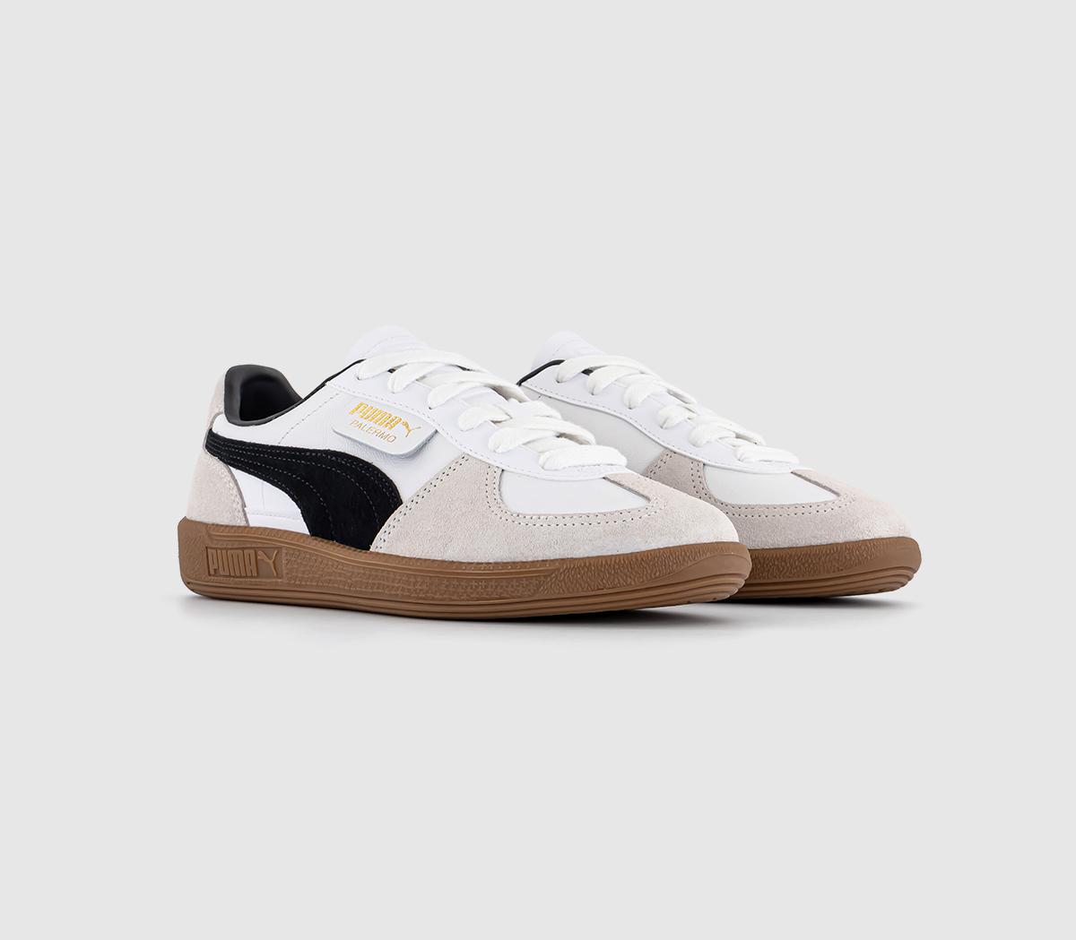 PUMAPalermo Trainers Puma White Vapor Gray