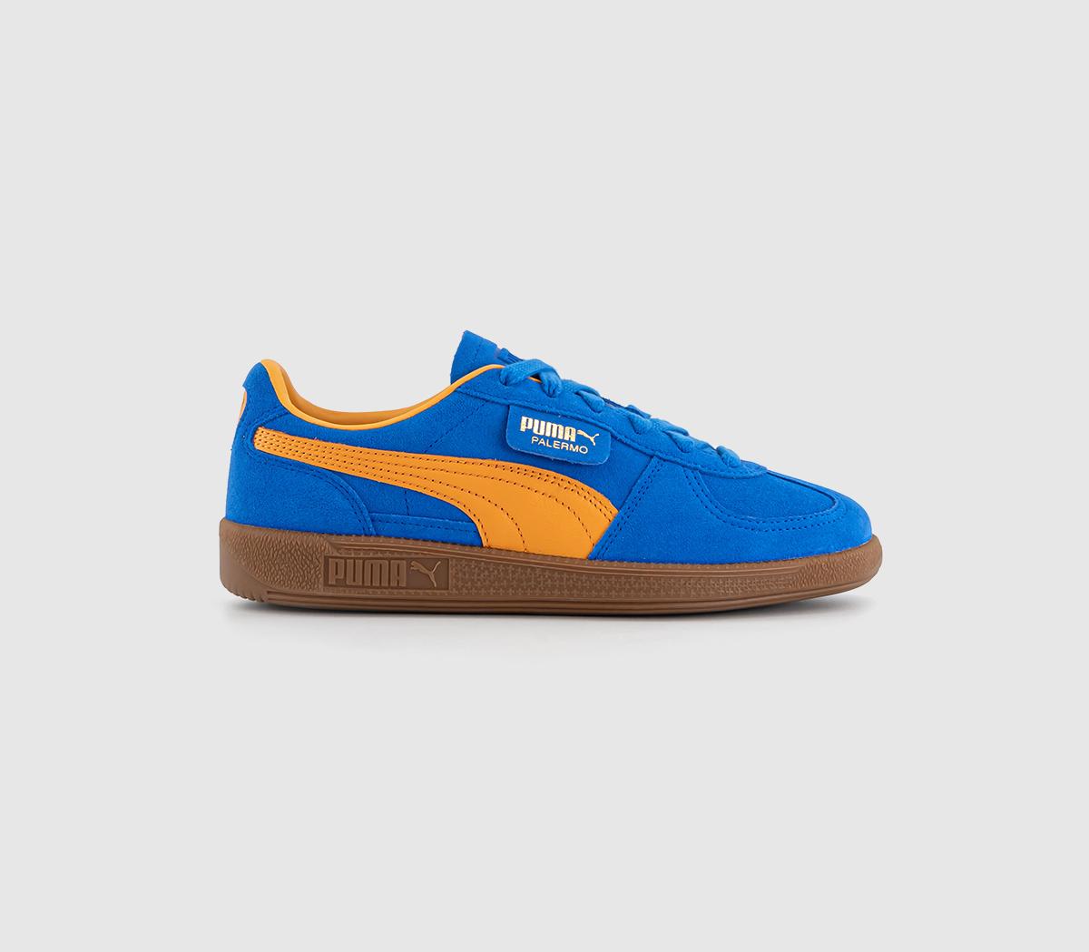 Palermo Trainers Ultra Blue Yellow Burst Gold
