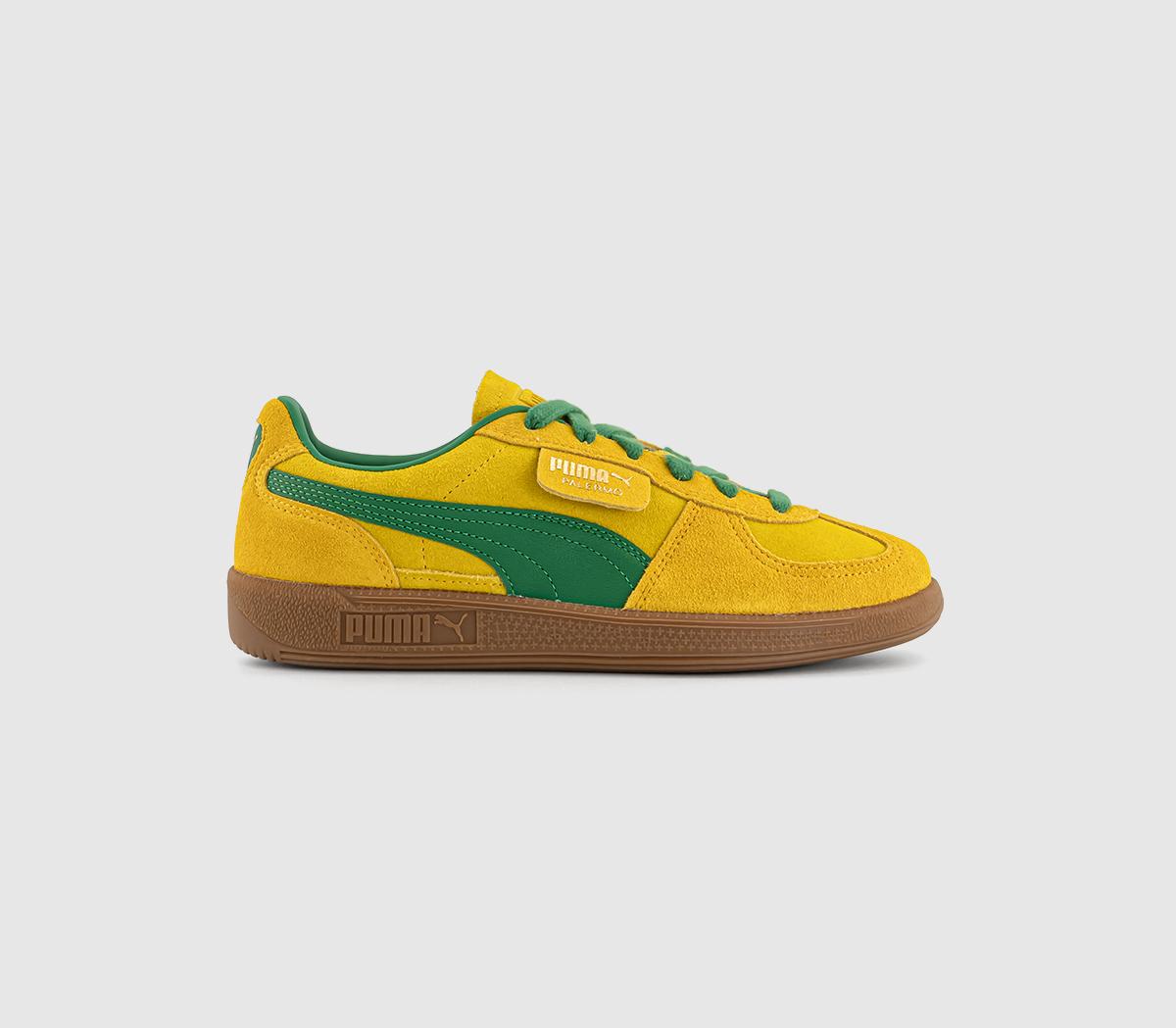 Palermo Trainers Pele Yellow Sizzle Black