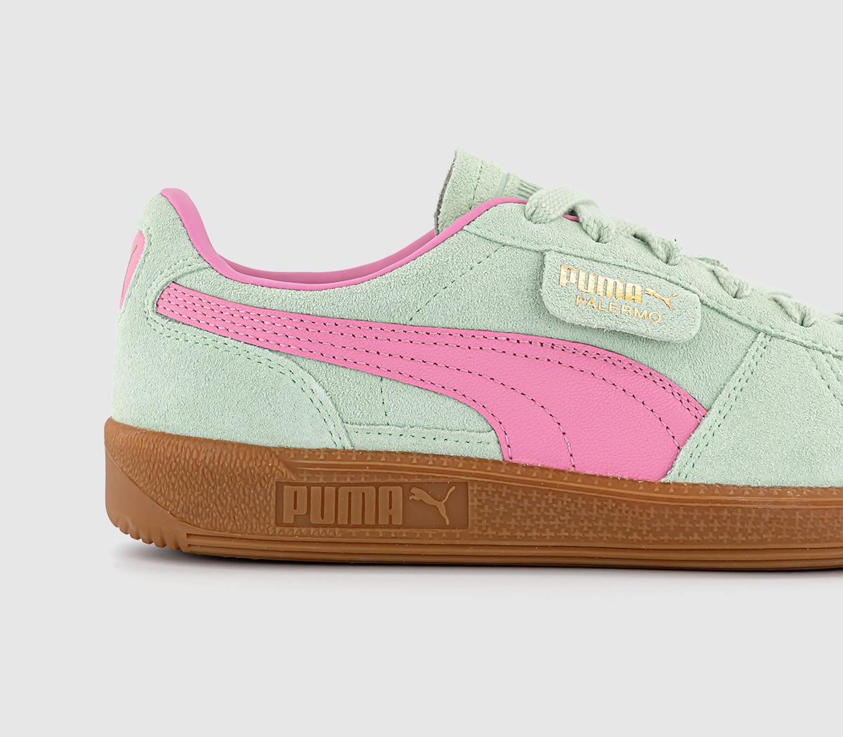 PUMA Palermo Trainers Fresh Mint Fast Pink - Women's Trainers