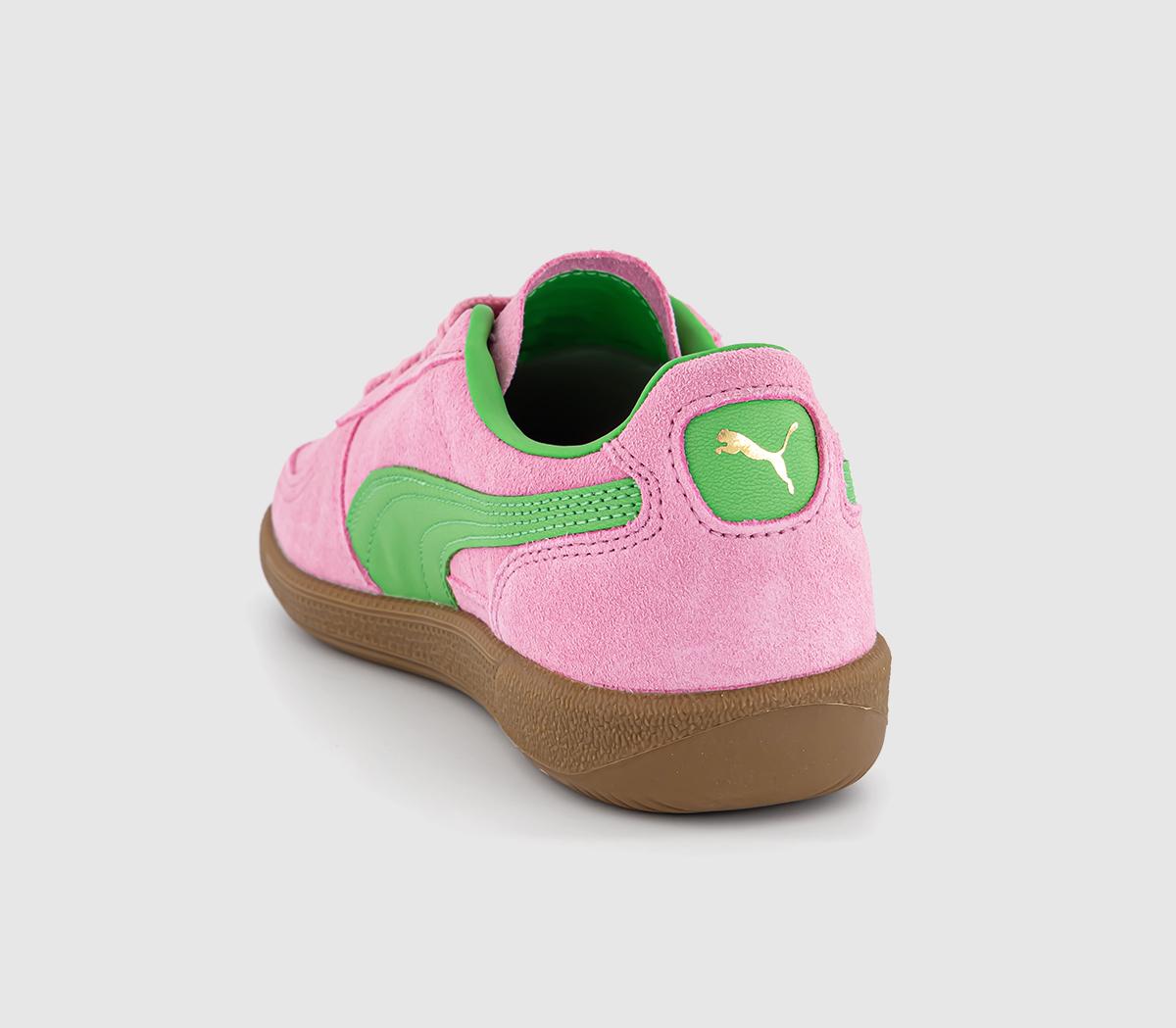 PUMAPalermo Trainers Pink Delight Puma Green
