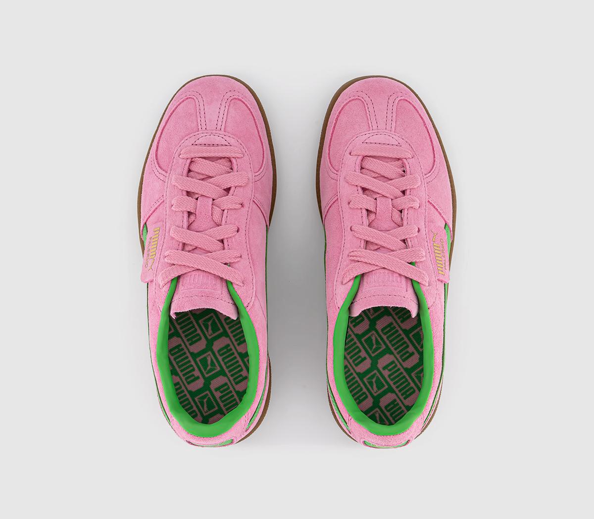PUMAPalermo Trainers Pink Delight Puma Green