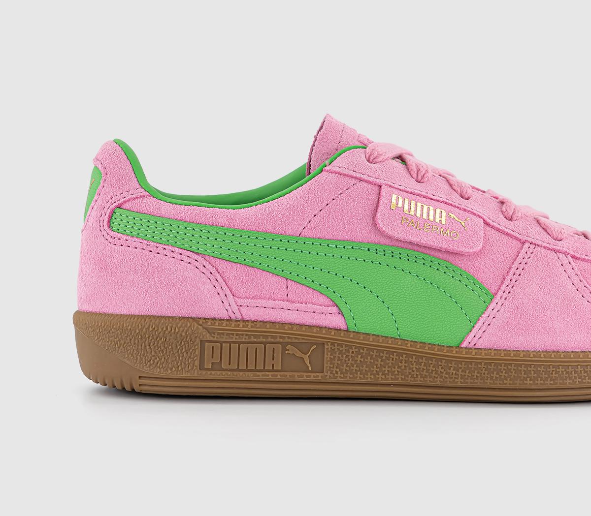 PUMAPalermo Trainers Pink Delight Puma Green