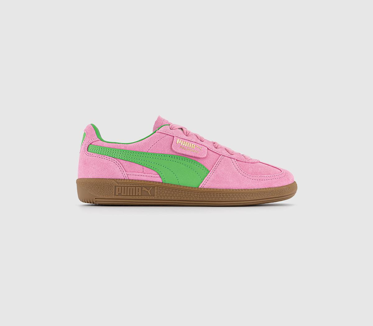 PUMAPalermo Trainers Pink Delight Puma Green
