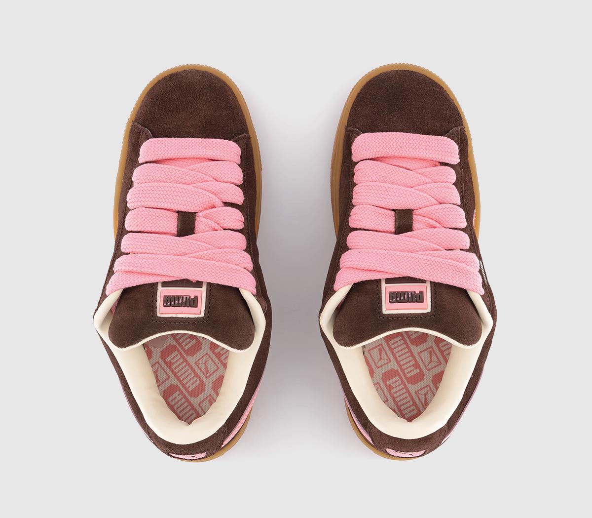 PUMASuede XL Trainers PUMASuede XL Trainers Chestnut Brown Peach Smoothie
