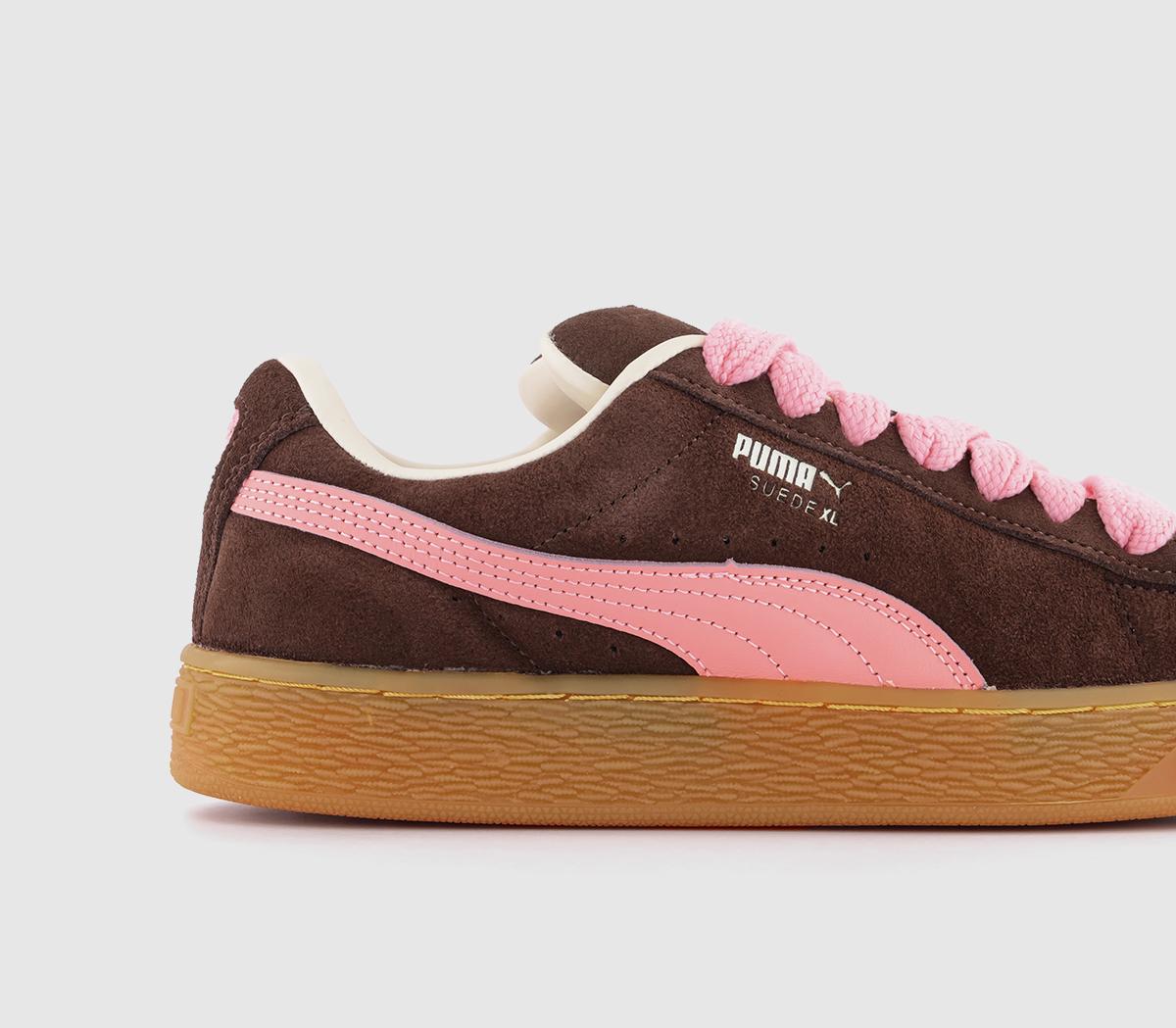 PUMASuede XL Trainers PUMASuede XL Trainers Chestnut Brown Peach Smoothie