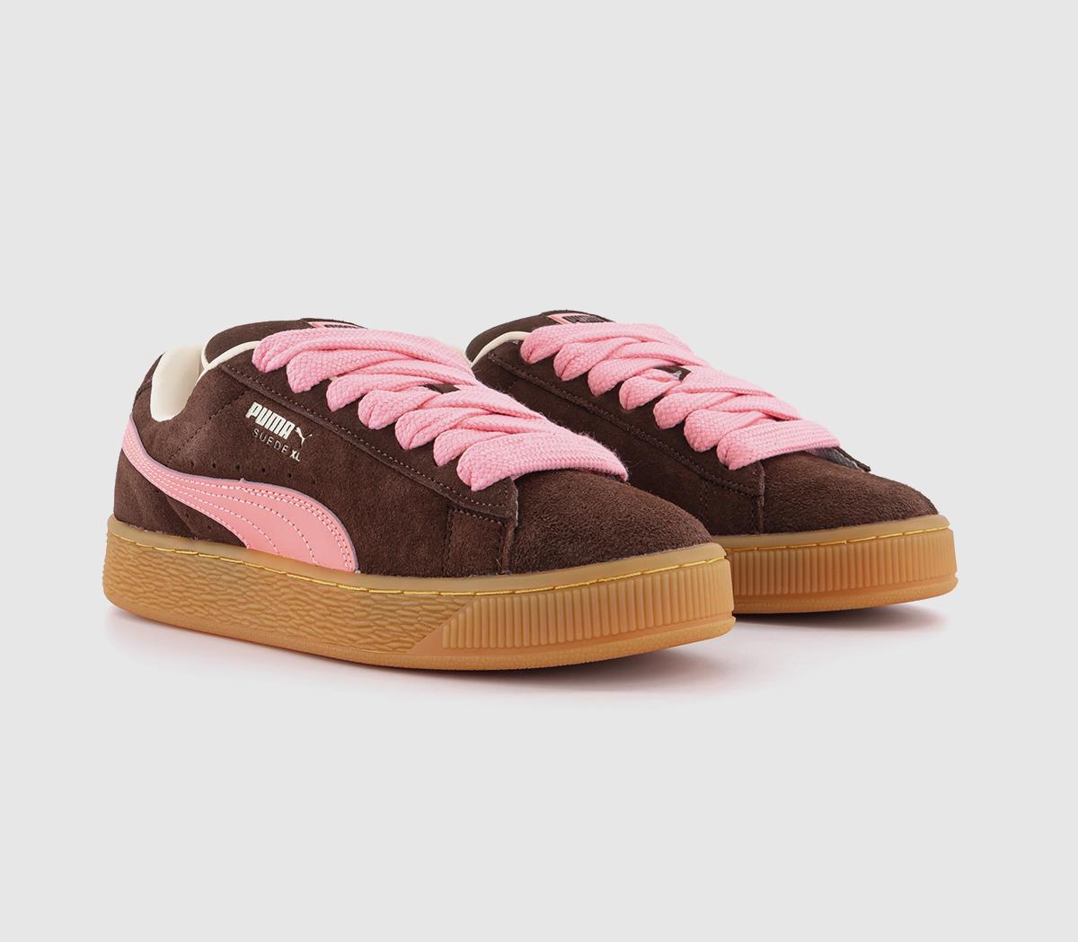 PUMASuede XL Trainers PUMASuede XL Trainers Chestnut Brown Peach Smoothie