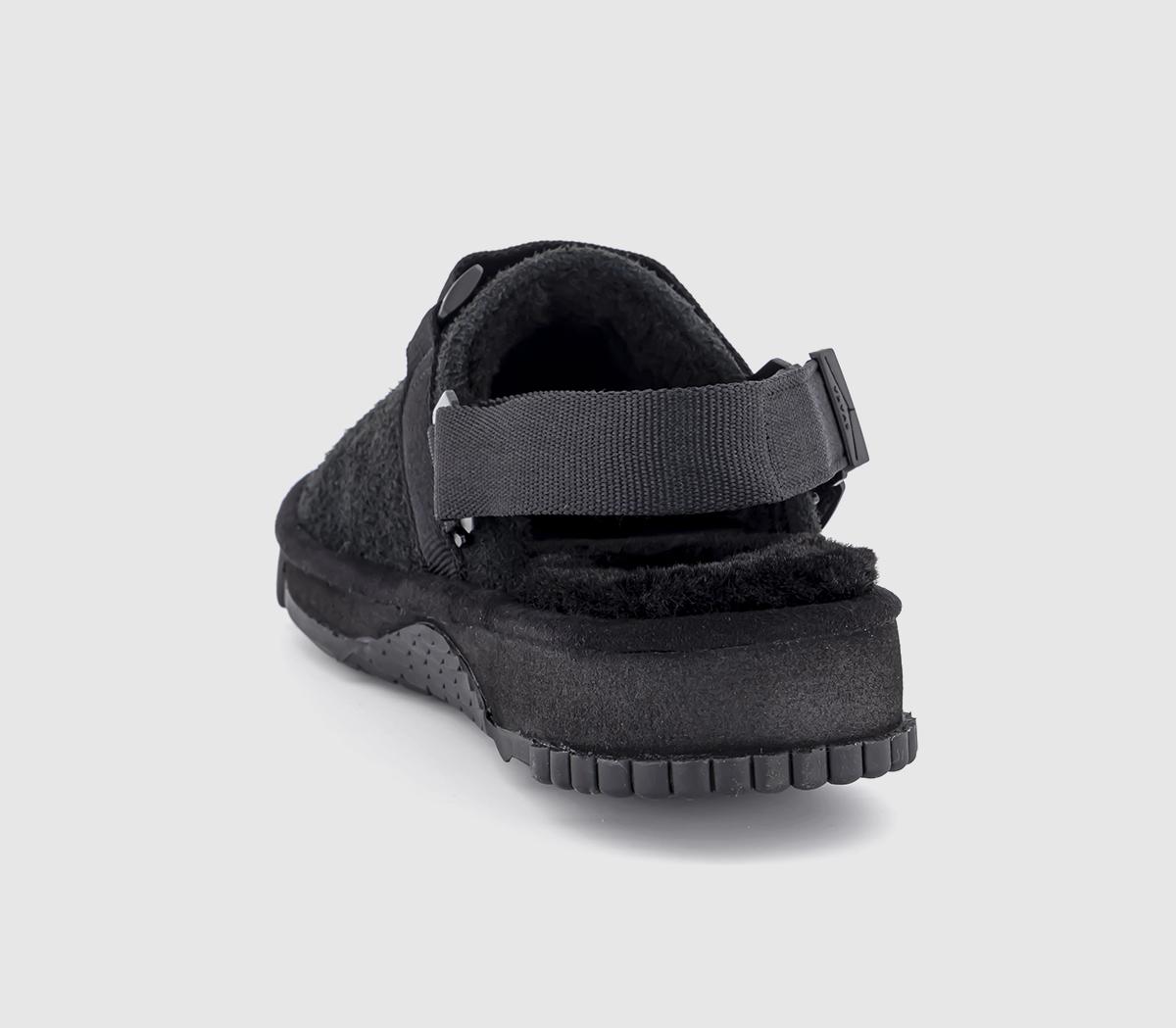 SHAKASnug Clog Boa Hairy SuedeBlack