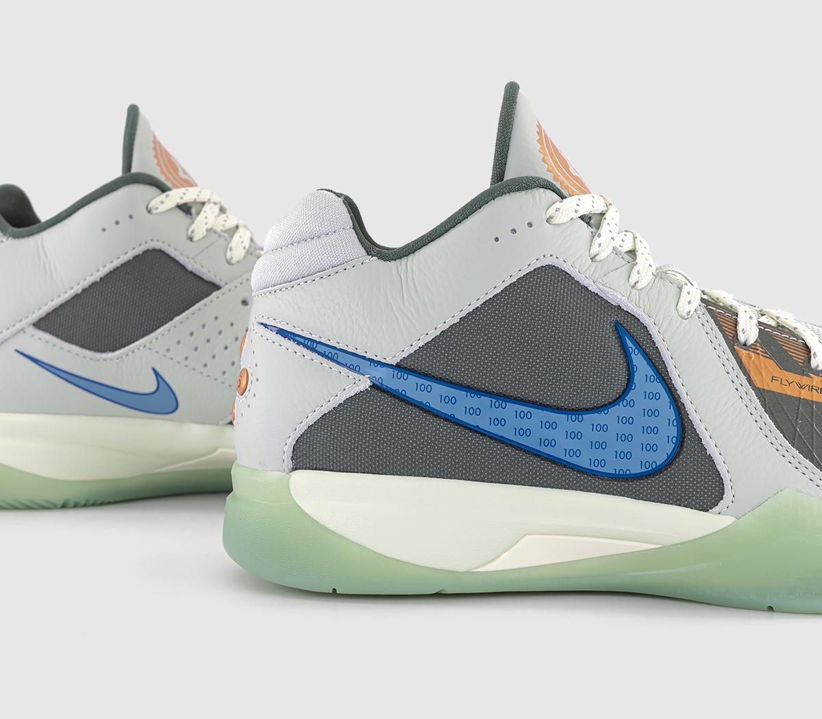 NikeZoom Kd 3 TrainersLight Silver Blue Jay Steam