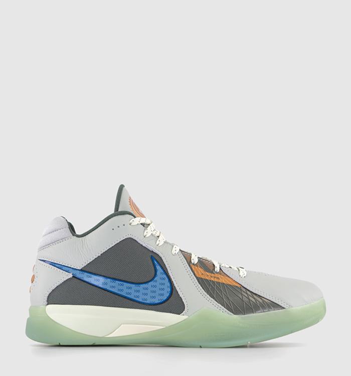 Nike Zoom Kd 3 Trainers Light Silver Blue Jay Steam