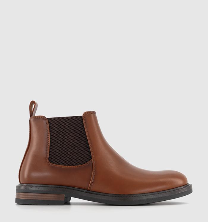 OFFICE Brandon Chelsea Boots Brown