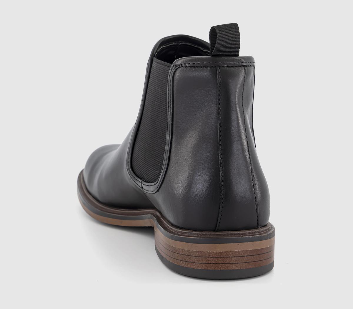 OFFICEBrockhurst Smart Chelsea BootsBlack Leather