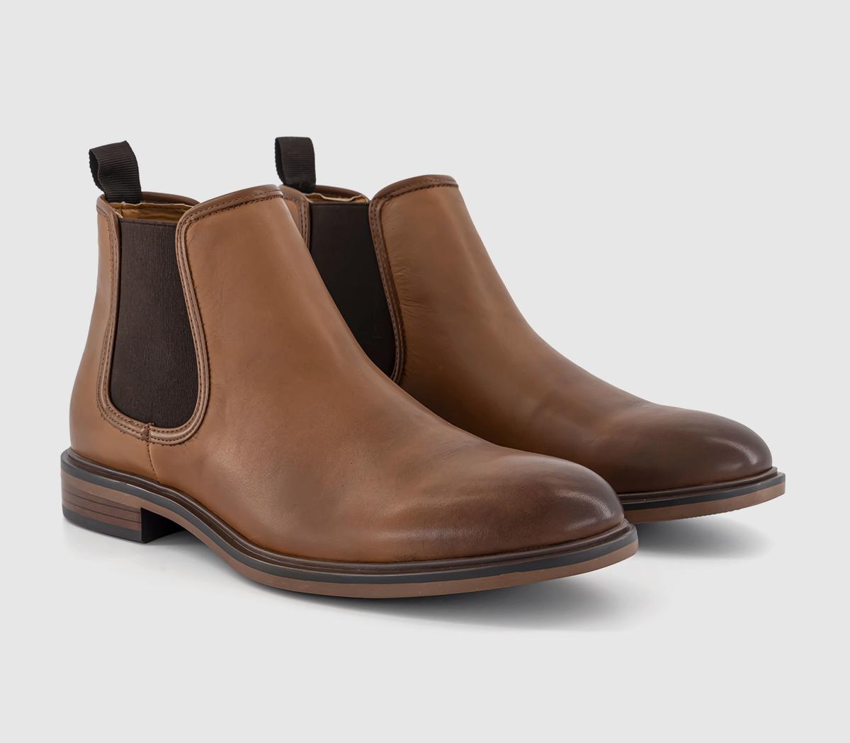 OFFICEBrockhurst Smart Chelsea BootsTan Leather