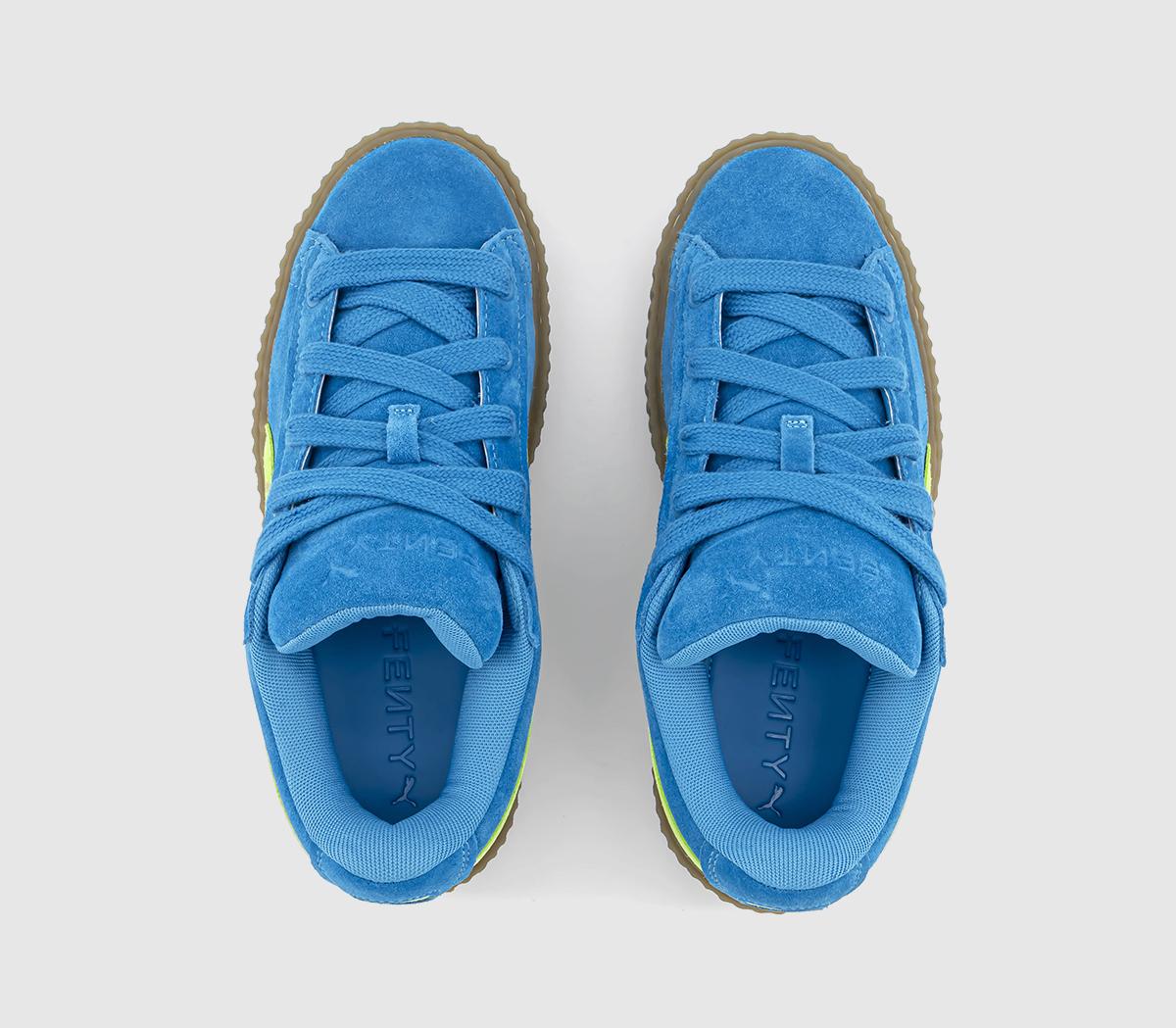 PUMAFenty Creeper Trainers PUMAFenty Creeper TrainersSpeed Blue Lime Pow Gum