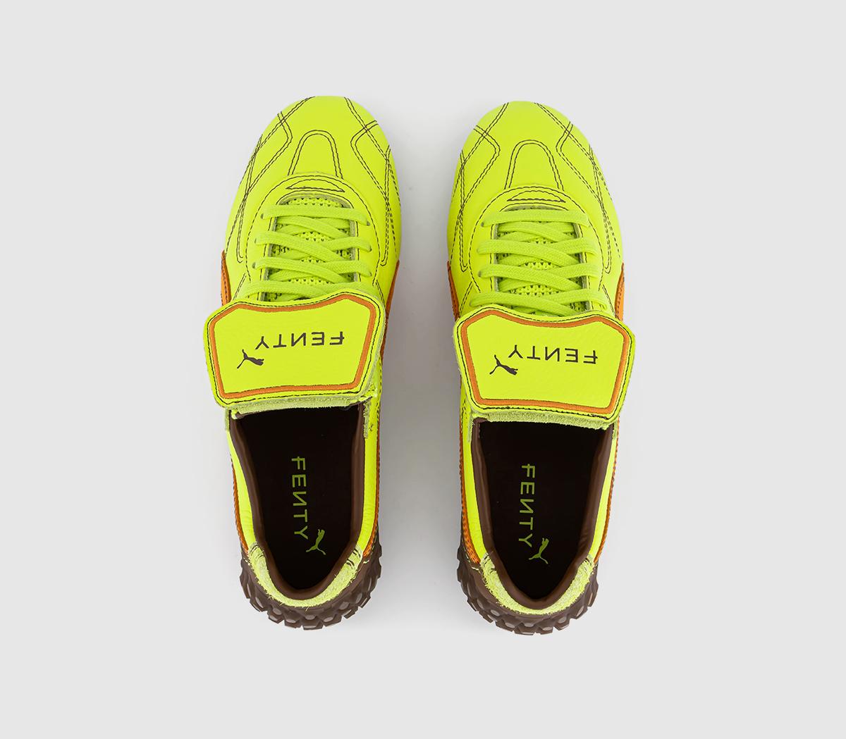 PUMA Fenty Avanti Trainers PUMA Fenty Avanti Trainers Lime Sheen Pumpkin Pie