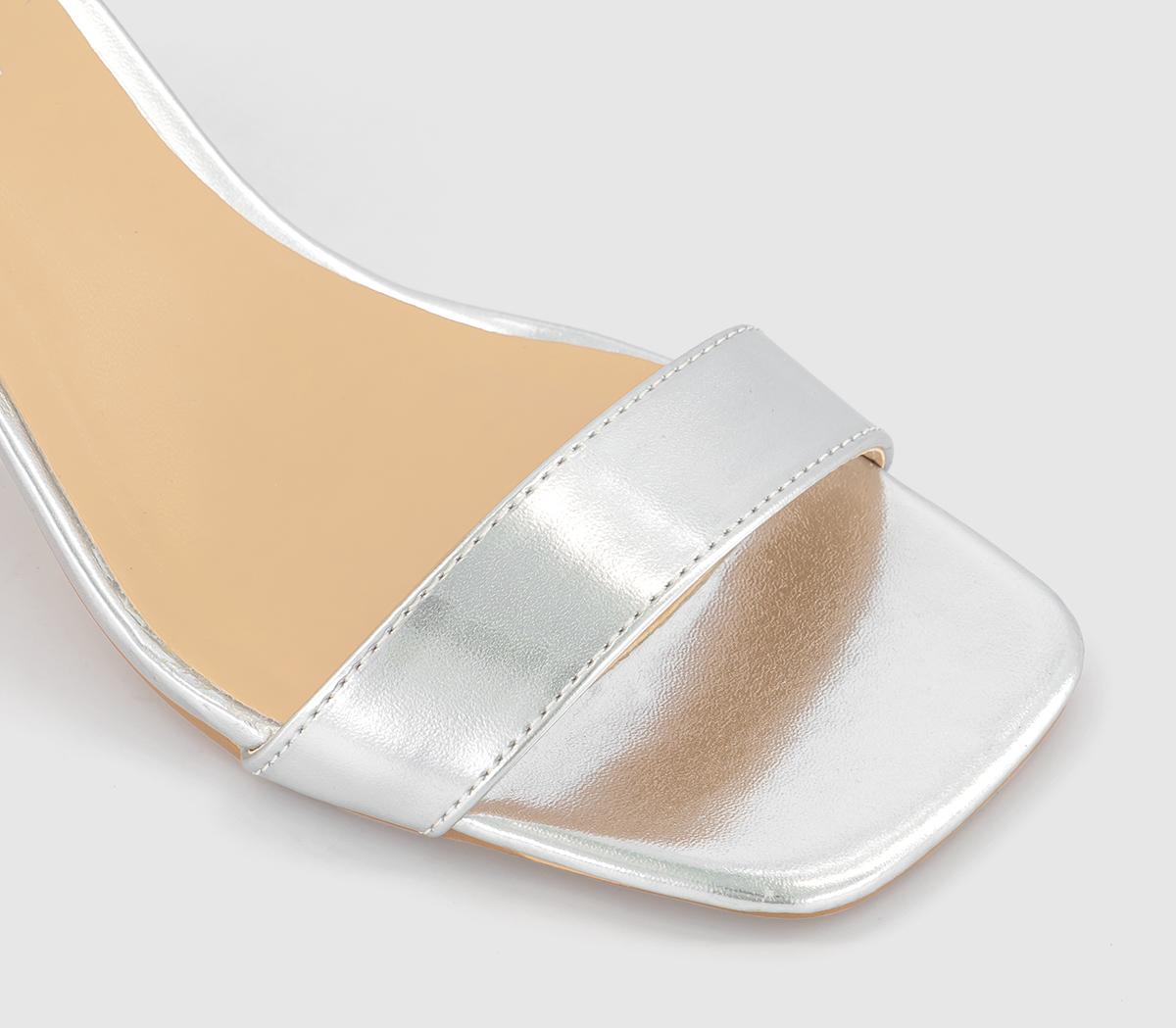 OFFICEHesitate Two Part SandalsSilver