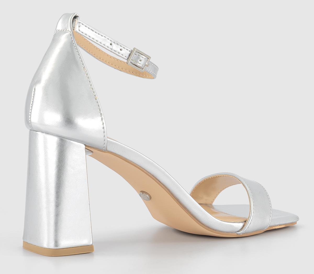 OFFICEHesitate Two Part SandalsSilver
