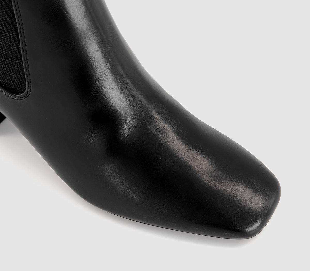 OFFICEAnna Block Heel Chelsea Boots OFFICEAnna Block Heel Chelsea BootsBlack