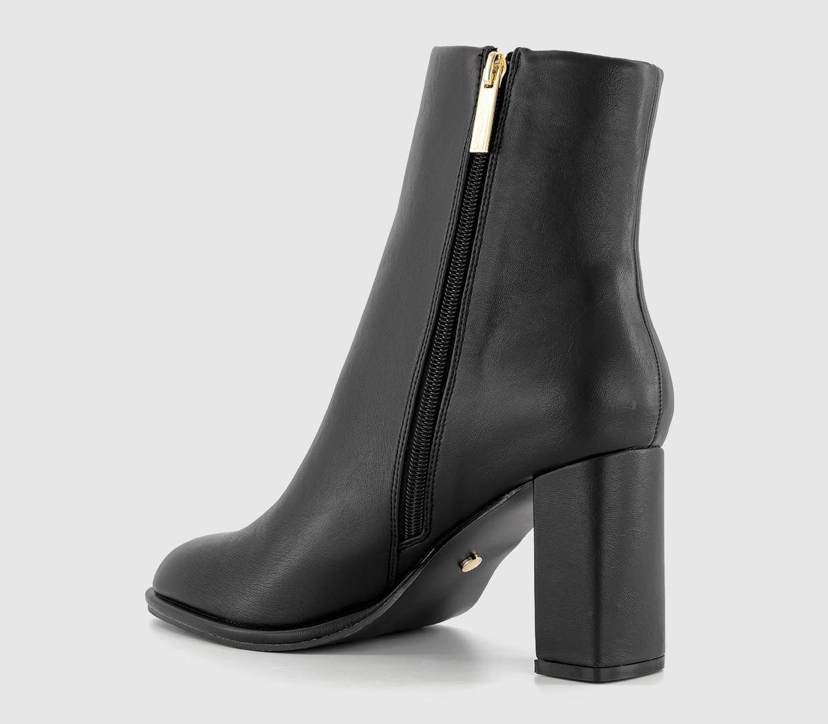 OFFICEAmber Block Heel Boots OFFICEAmber Block Heel BootsBlack