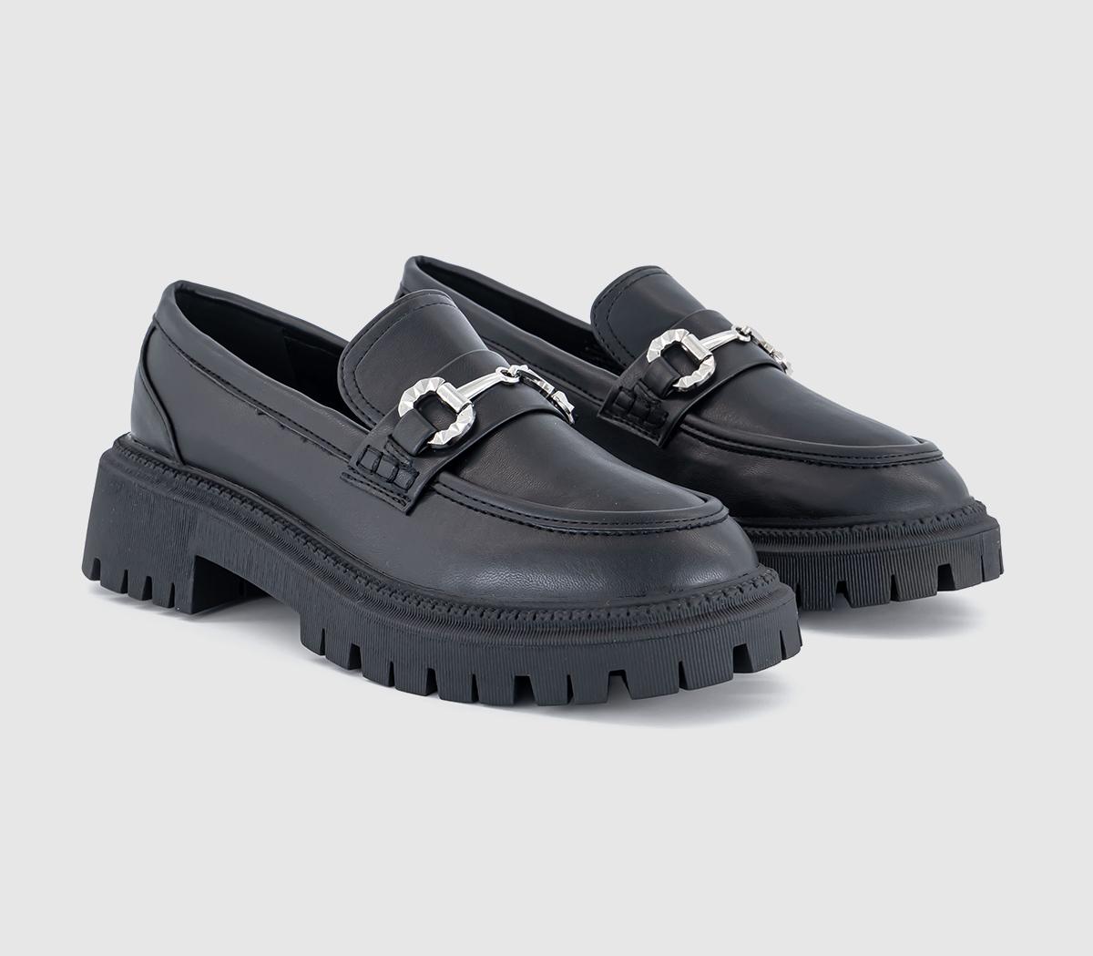 OFFICEFly Away Chunky Trim LoafersBlack