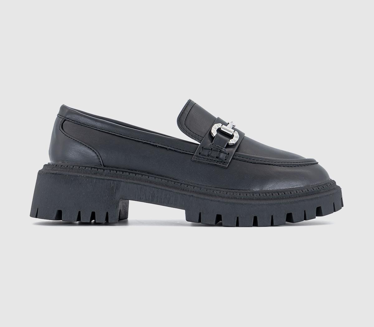 N/a Fly Away Chunky Trim Loafers Black