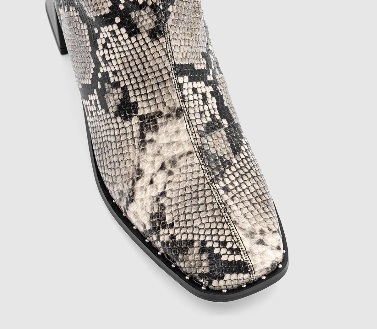 OFFICEAvah Studded Rand Boots OFFICEAvah Studded Rand BootsSnake Mono