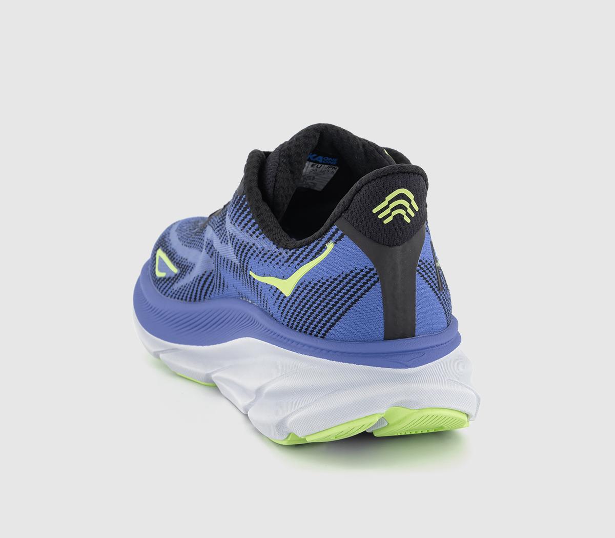 HOKAClifton 9 TrainersBlack Stellar Blue