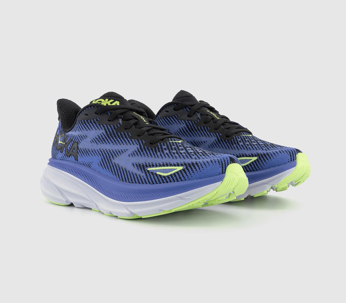HOKAClifton 9 TrainersBlack Stellar Blue
