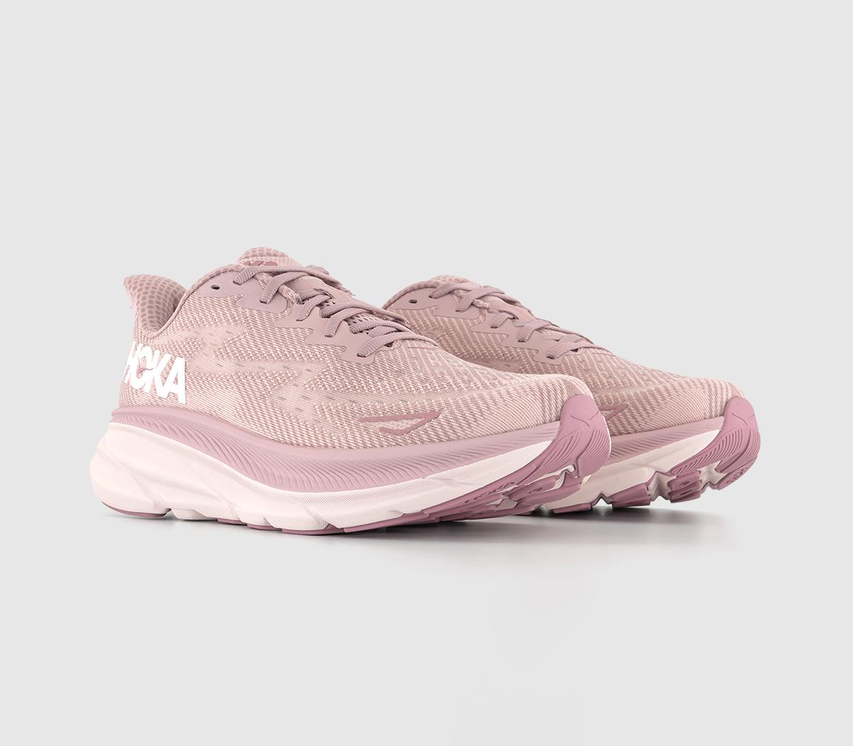 HOKA Clifton Trainers Pale Mauve Peach Whip Women's Trainers