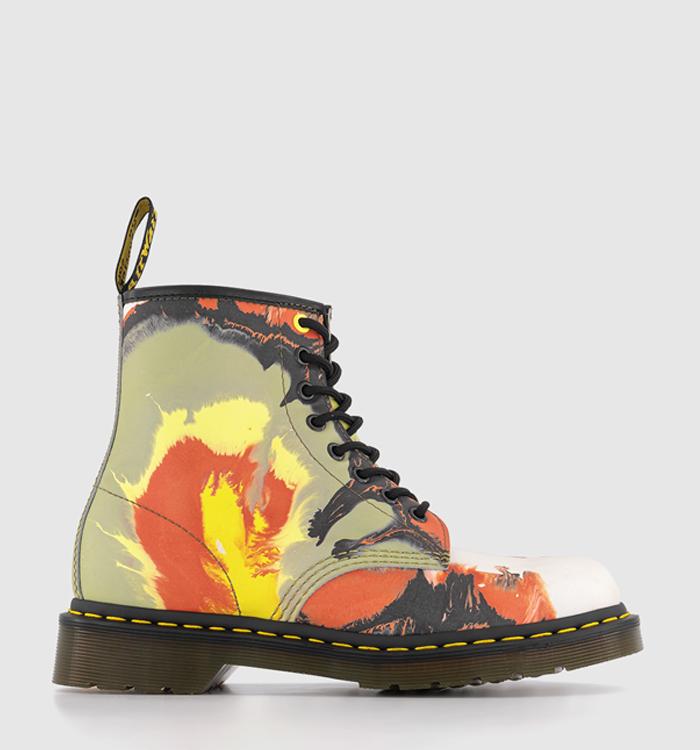 Dr. Martens 1460 Tate Boots Volcanic Flare