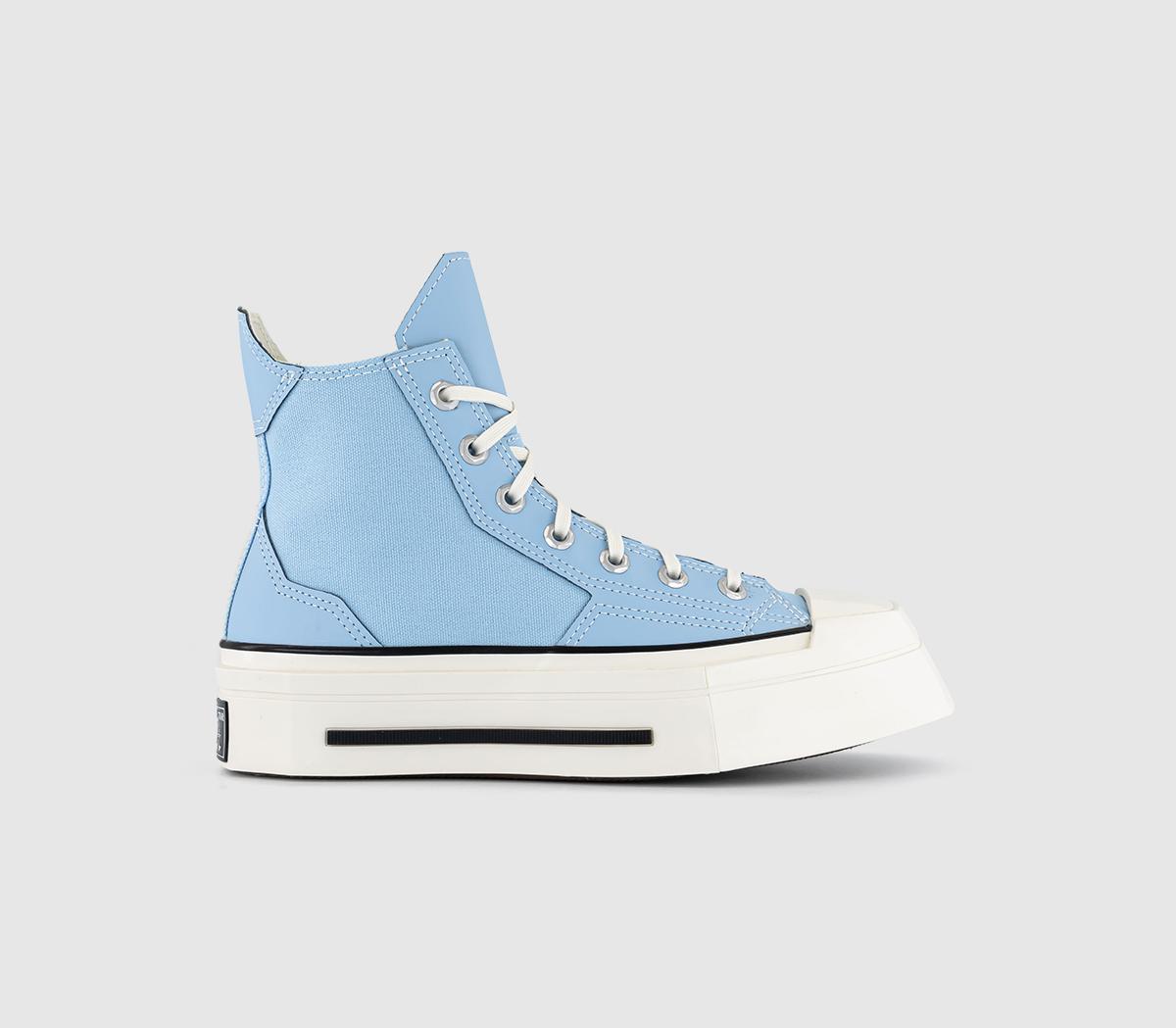 Converse Womens CT70 De Luxe Squared Trainers True Sky Egret Black Light Blue/Black, 6