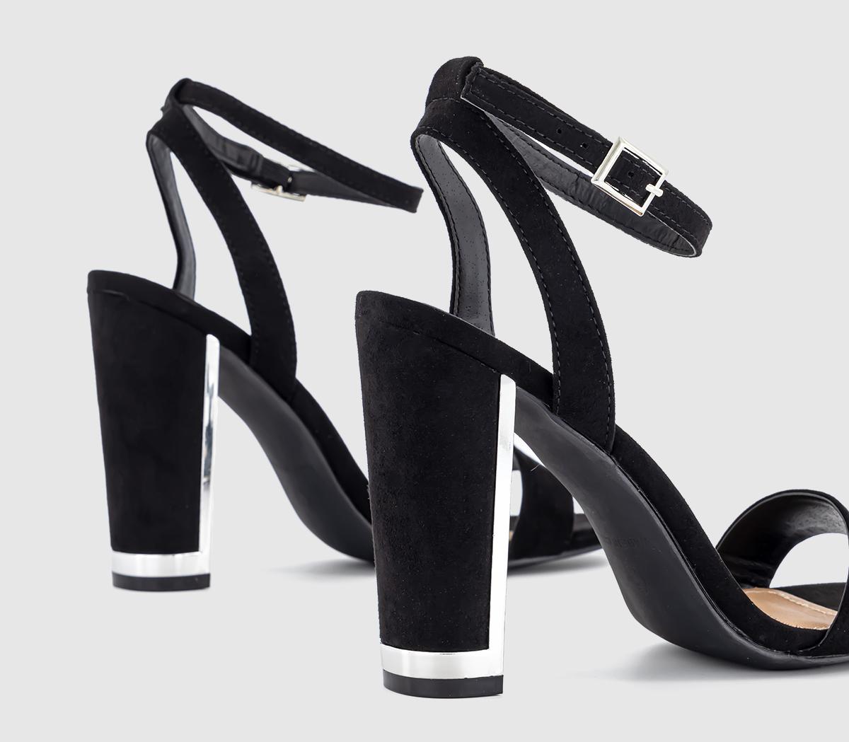 OFFICEHarris Heel Detail Heeled Sandals OFFICEHarris Heel Detail Heeled SandalsBlack