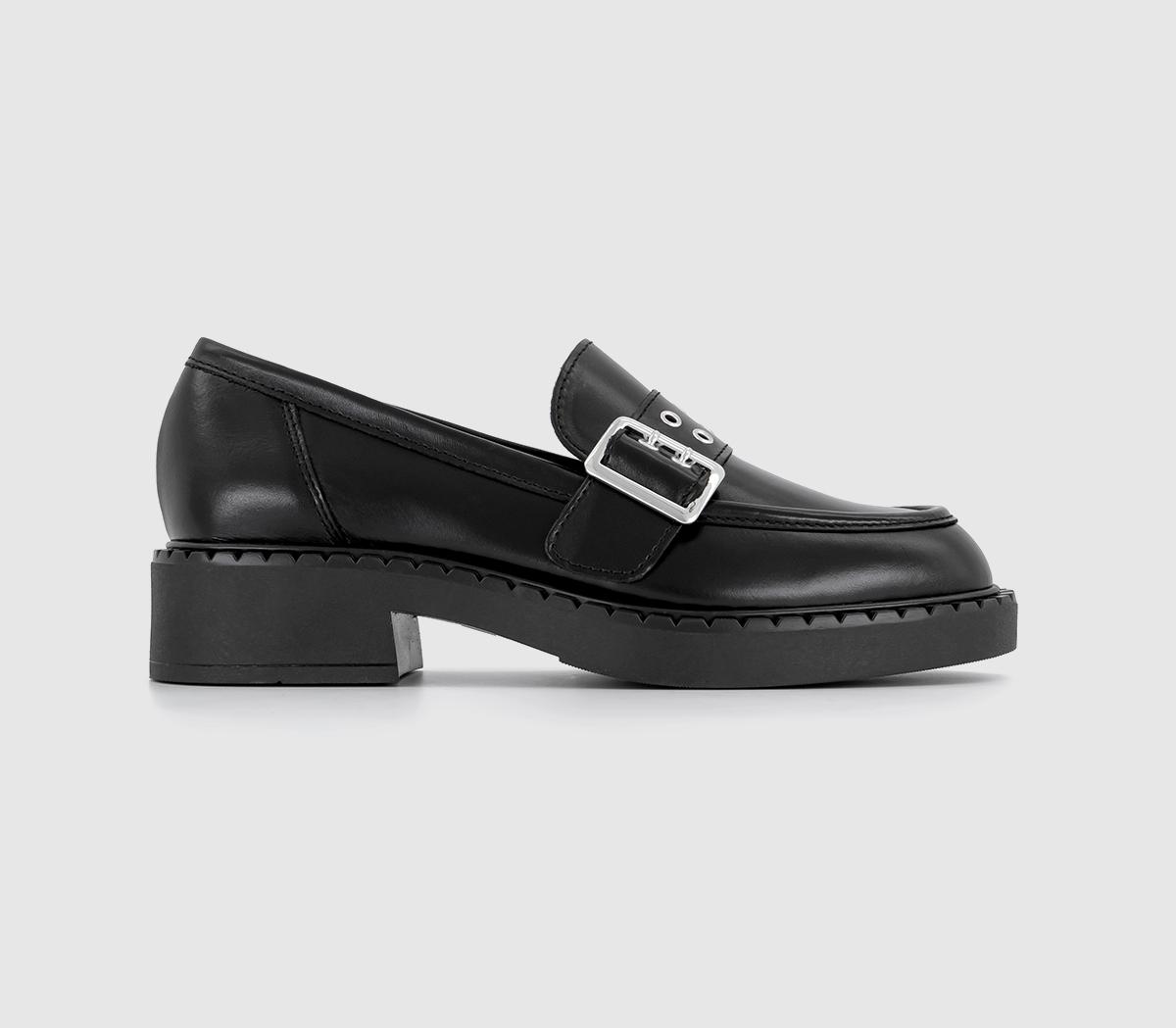 OFFICEFelix Chunky Hardware LoafersBlack Leather