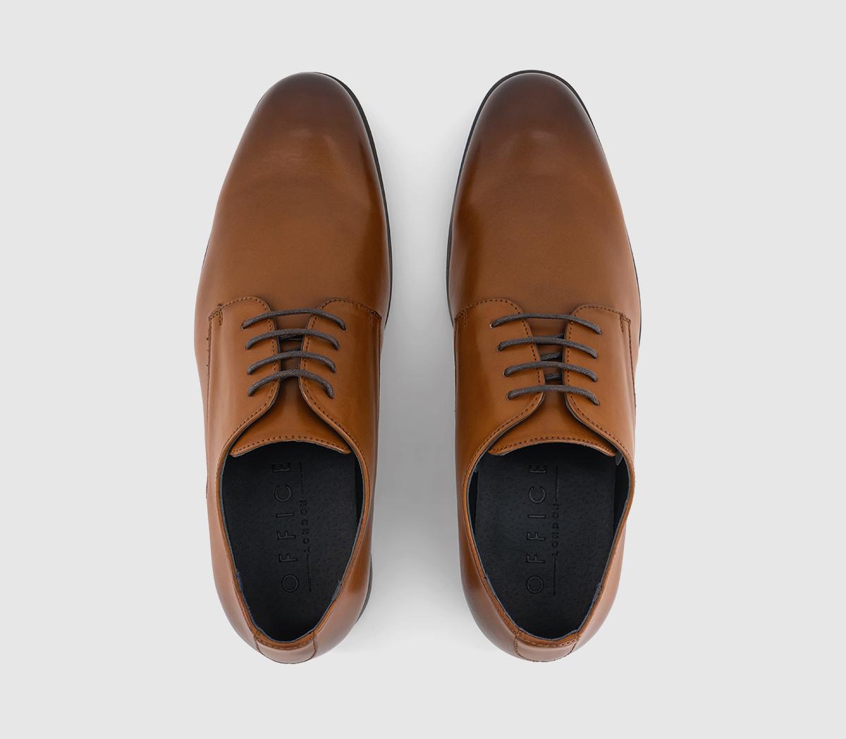 OFFICEMansel 4 Eye Derby ShoesTan