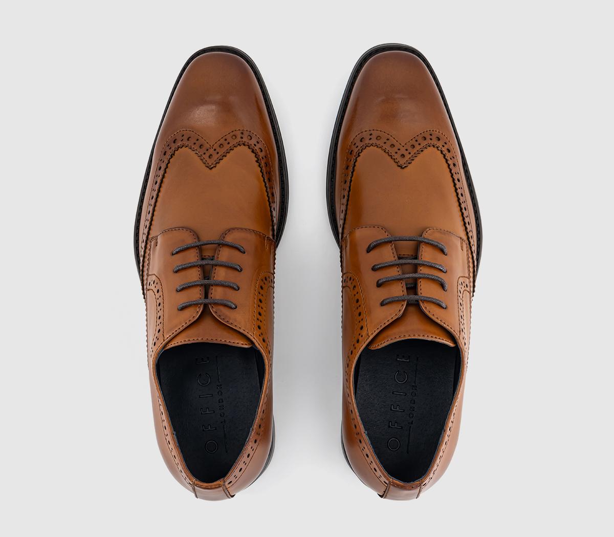 OFFICEMoore Wingtip Brogue Shoes OFFICEMoore Wingtip Brogue ShoesTan